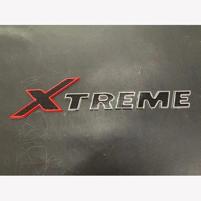 rayihni 3D Preminum Xtreme For Fj Cruiser Emblem 3D Badge Nameplate Logo Replacement For Xtreme Fender Side Trunk Rear X Black - Image 2