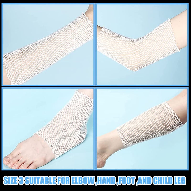 LINXIU Tubular Bandage Elastic Net Wound Dressing Retainer Stretch Elastic Gauze Bandages for Adults Small Wrist Forearm Elbow Kids Leg 098 Inch x 765 Yard - Image 4