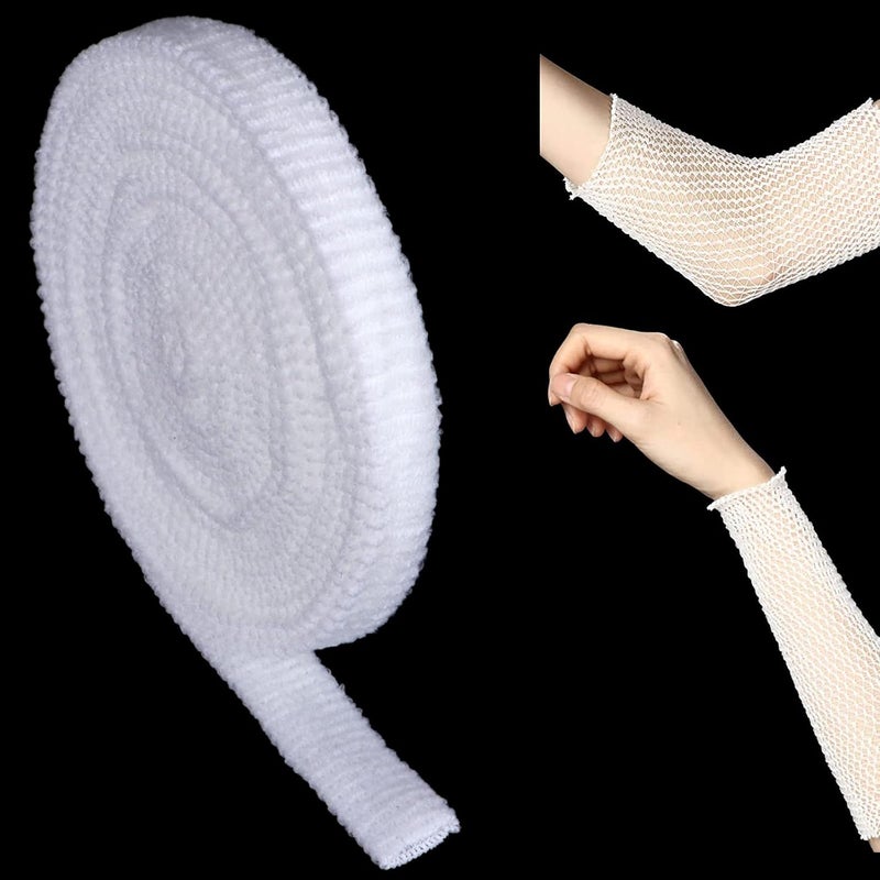 LINXIU Tubular Bandage Elastic Net Wound Dressing Retainer Stretch Elastic Gauze Bandages for Adults Small Wrist Forearm Elbow Kids Leg 098 Inch x 765 Yard - Image 1