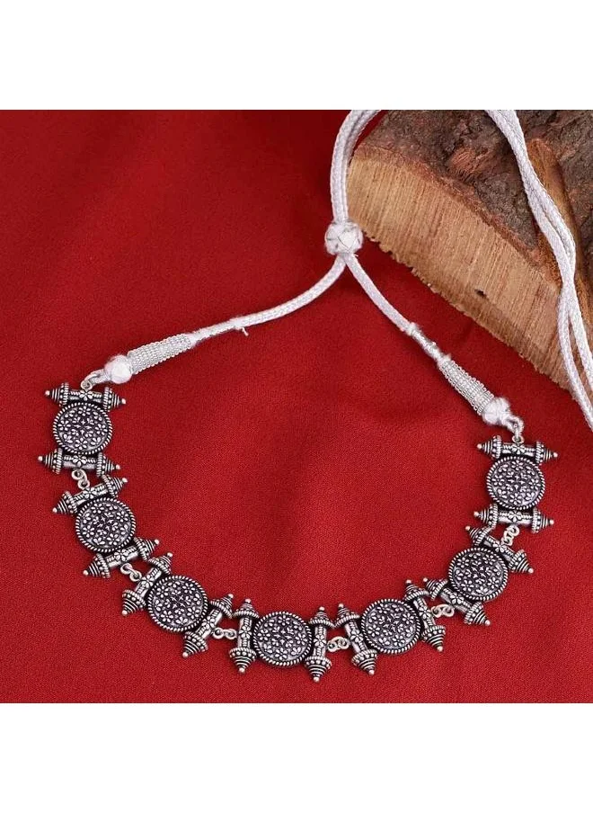 VOYLLA Nayantara Temple Design Necklace