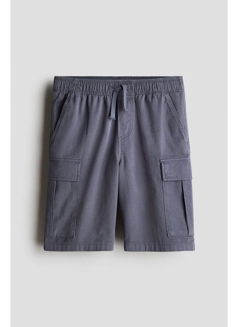 اتش اند ام Cargo twill shorts