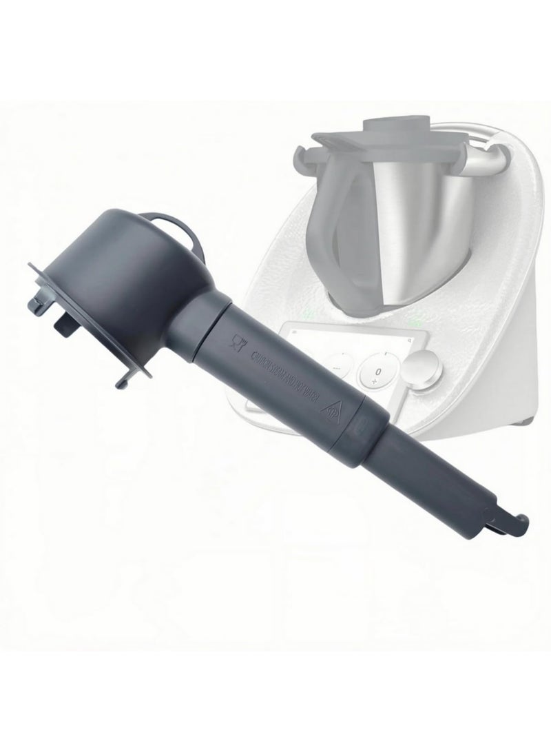 قطعة واحدة من موزع البخار لـ Thermomix TM6 وTM5 وTM31، لون أسود، قابل للتمديد، آمن للغسل في غسالة الأطباق، بقفل سريع ووظيفة دوران 360 درجة، لحماية خزائن المطبخ وأسطح العمل. - Image 2