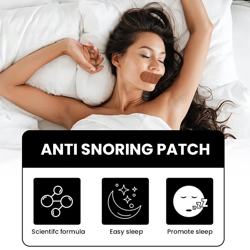 HANNEA® 30 Counts Mouth Tape for Sleeping 3'' Self Adhesive Anti-Snore Strips for Better Nose Breathing, Comfortable & Skin-Friendly Sleep Mouth Strips Improve Sleep Quality for Men, Women & Kids - Image 5