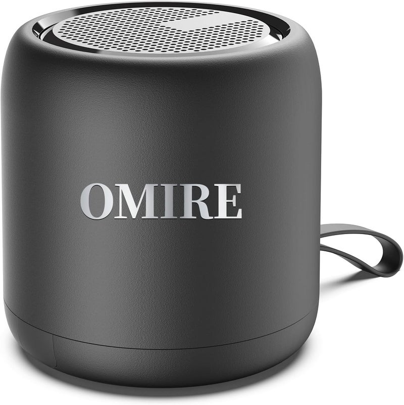OMIRE Portable Bluetooth Speakers, مكبر صوت بلوتوث,Wireless Bluetooth Speakers with TWS Function,Bluetooth 5.3 مكبر صوت,with Hands-Free Playback,Portable Design,Speaker for Travel,Outdoors,Party-Black - Image 1