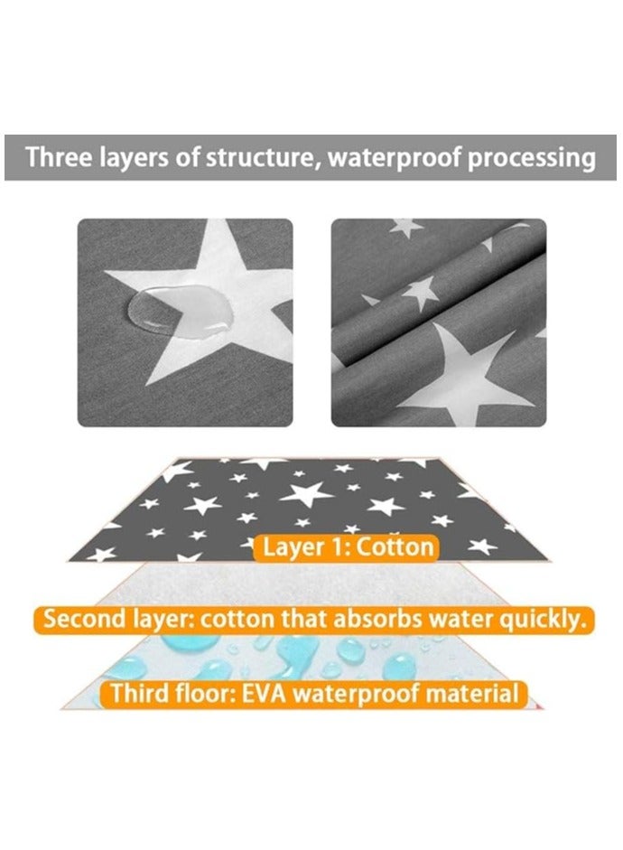 Moro Moro Baby Waterproof Changing Pad, 50x70 cm, Soft Cotton Surface - Image 2