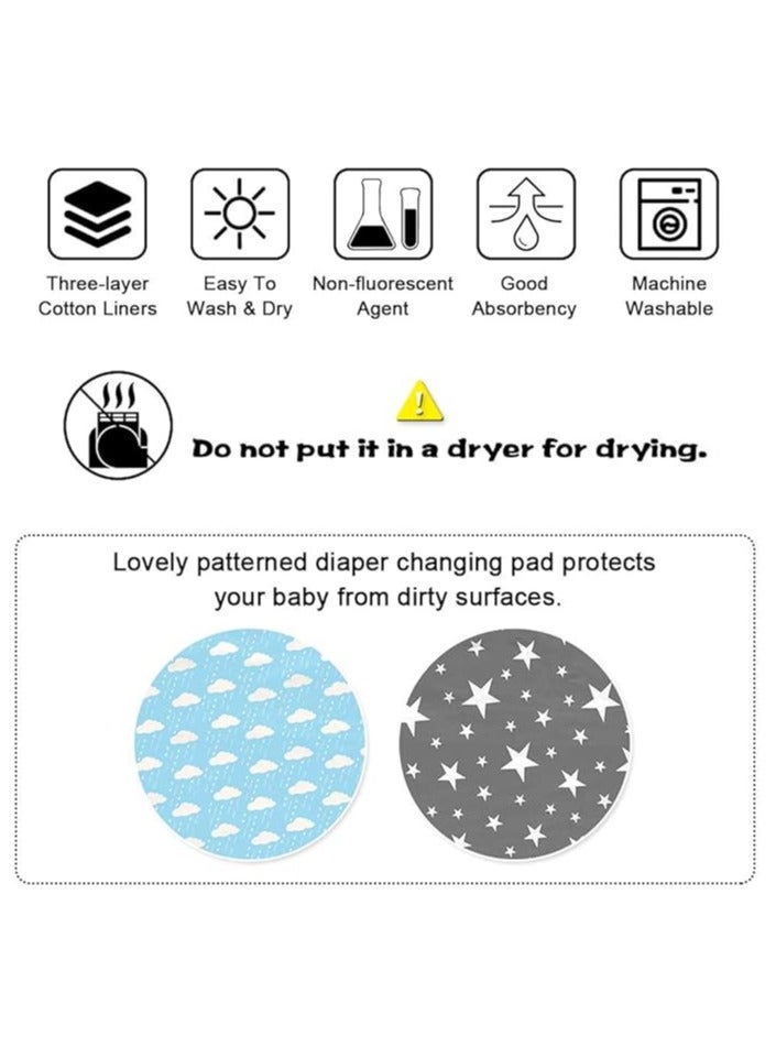 Moro Moro Baby Waterproof Changing Pad, 50x70 cm, Soft Cotton Surface - Image 3