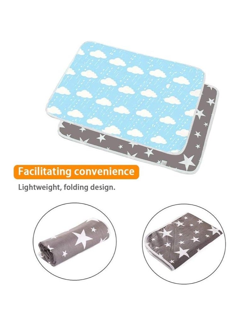 Moro Moro Baby Waterproof Changing Pad, 50x70 cm, Soft Cotton Surface - Image 5