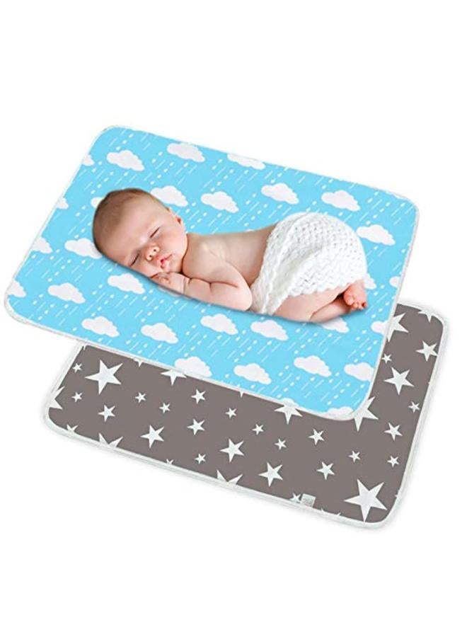 Moro Moro Baby Waterproof Changing Pad, 50x70 cm, Soft Cotton Surface - Image 1