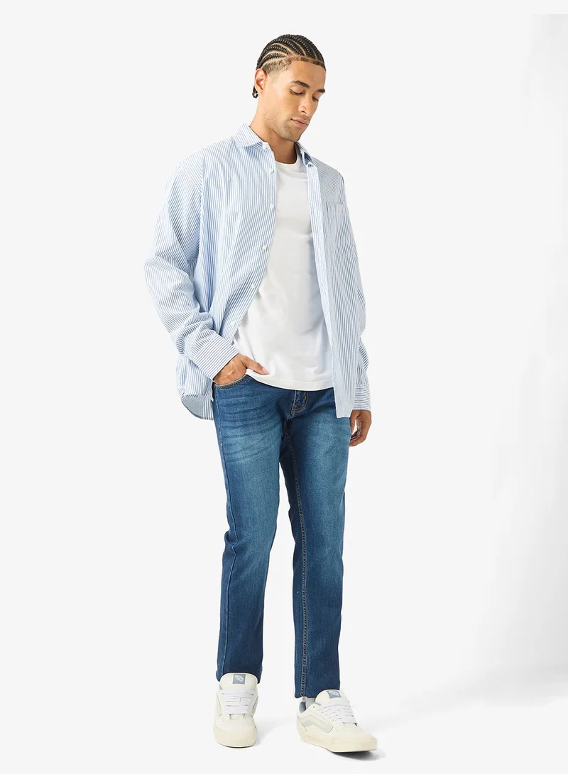 Casual Straight Fit Jeans