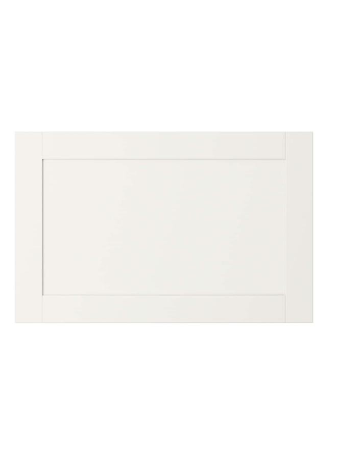 زبون واجهة باب/درج، أبيض، 60×38 سم - Image 1