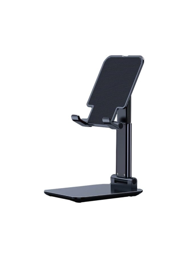 Miniso Keep your phone hands-free with this foldable black cell phone holder for your desk. 