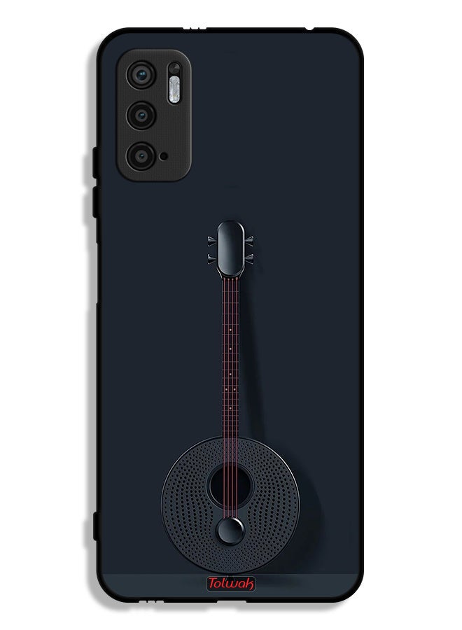 Tolwak غطاء حماية لجهاز Xiaomi Redmi Note 10 5G على شكل قيثارة - Image 1