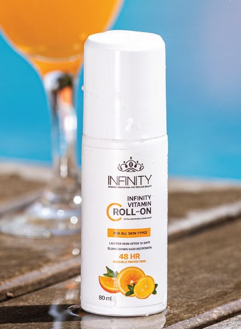 إينفينيتي مزيل عرق إنفينيتي بكريم الفيتامين سي لتفتيح البشرة - عبوة مكونة من قطعتين (80 مل + 50 مل) - Image 4