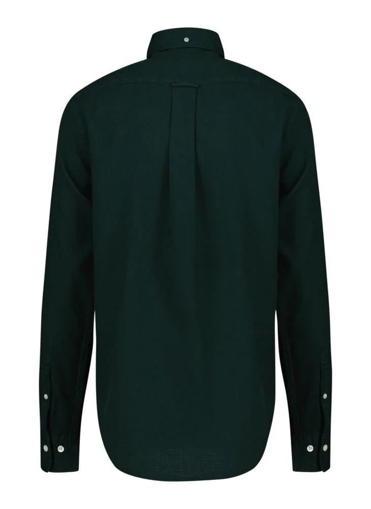 GANT Regular Fit Garment Dyed Waffle Shirt