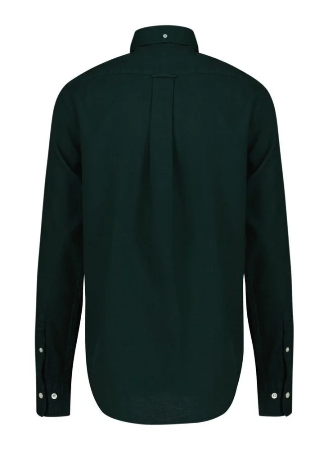 GANT Regular Fit Garment Dyed Waffle Shirt