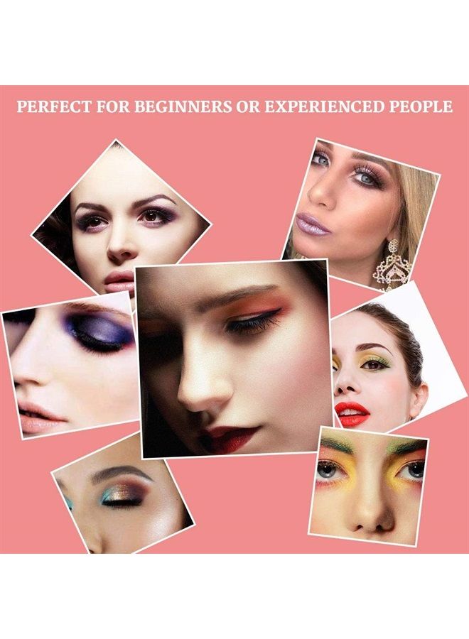 Sonew Eyeshadow Crease Line Kit Eyeshadow Stamp Crease Silicone Eyeshadow Stamp Crease Fashion Lazy Eye Shadow Applicator Eye Contour Makeup Tool (Black) - Image 2