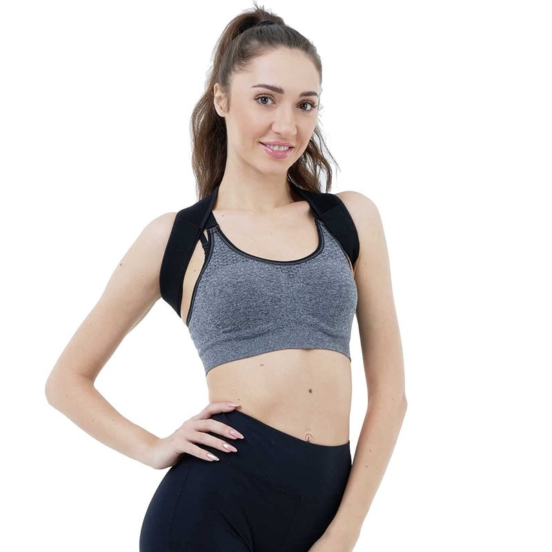 HLOES Posture Corrector for Women and Men,Adjustable Upper Back Brace, Breathable Back Support straightener, Providing Pain Relief from Lumbar, Neck, Shoulder, and Clavicle, Back. - Image 3