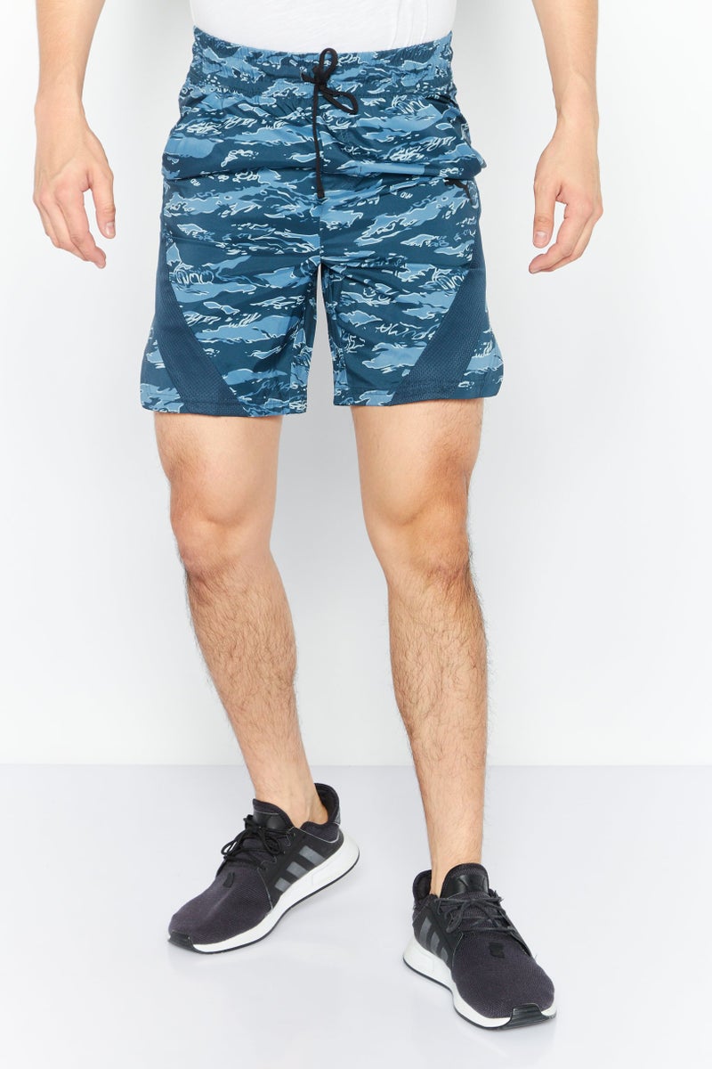 PUMA Men Sportswear Fit Drawstring Training Shorts, Grey - Image 1