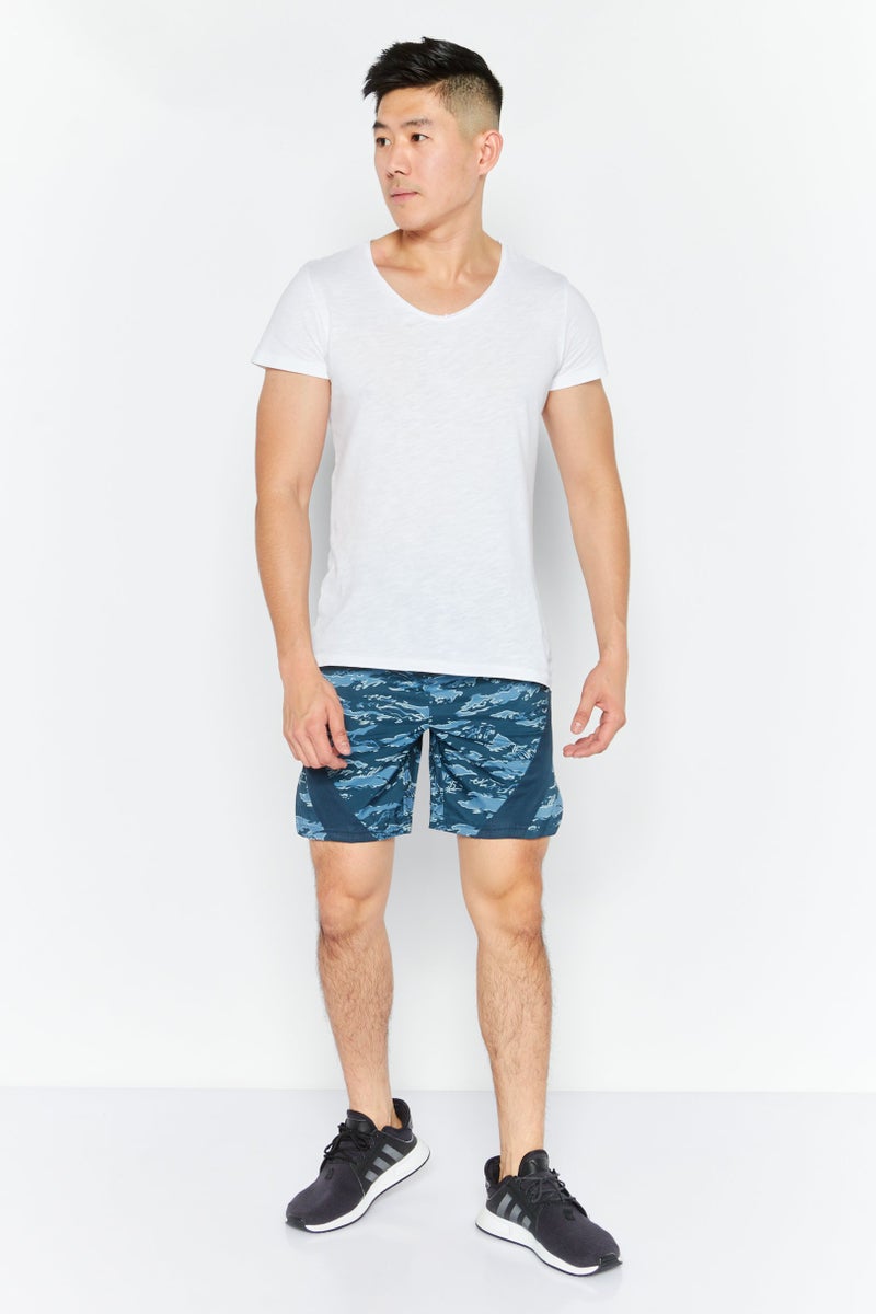 PUMA Men Sportswear Fit Drawstring Training Shorts, Grey - Image 4