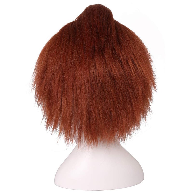 ColorGround Prestyled Brown Bald Wig for Halloween and Cosplay - Image 4