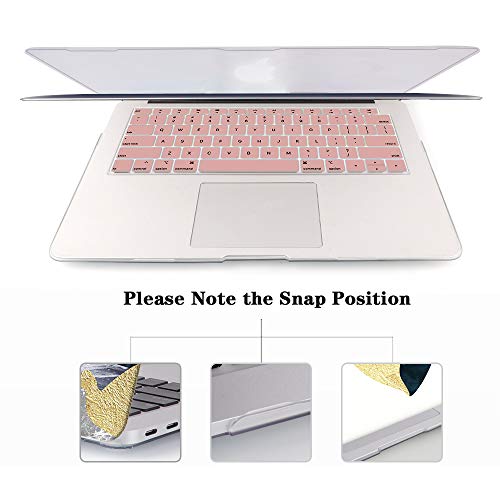 iCasso for MacBook Air 13 Inch Case 2018-2020 Release A2337 M1/A1932/A2179 with Retina Display Touch ID, Protective Hard Shell Case and Keyboard Cover for MacBook Air 13 - Abstract Scenery - Image 5