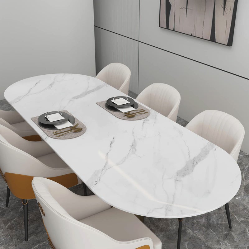 HOLOMEY Marble Contact Paper for Countertops Cabinets Waterproof 31x157 inch Glossy Marble Peel and Stick Wallpaper Self-Adhesive Counter Top Vinyl Wrap Removable Marble Wallpaper for Kitchen Bathroom - Image 4