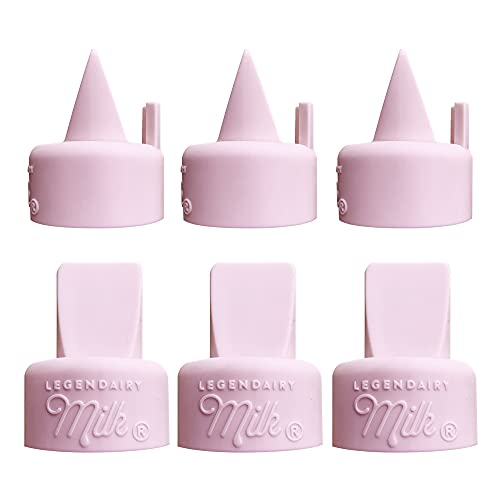 Legendairy Milk Duckbill Valves with Pull Tab Compatible with Spectra Pack of 6