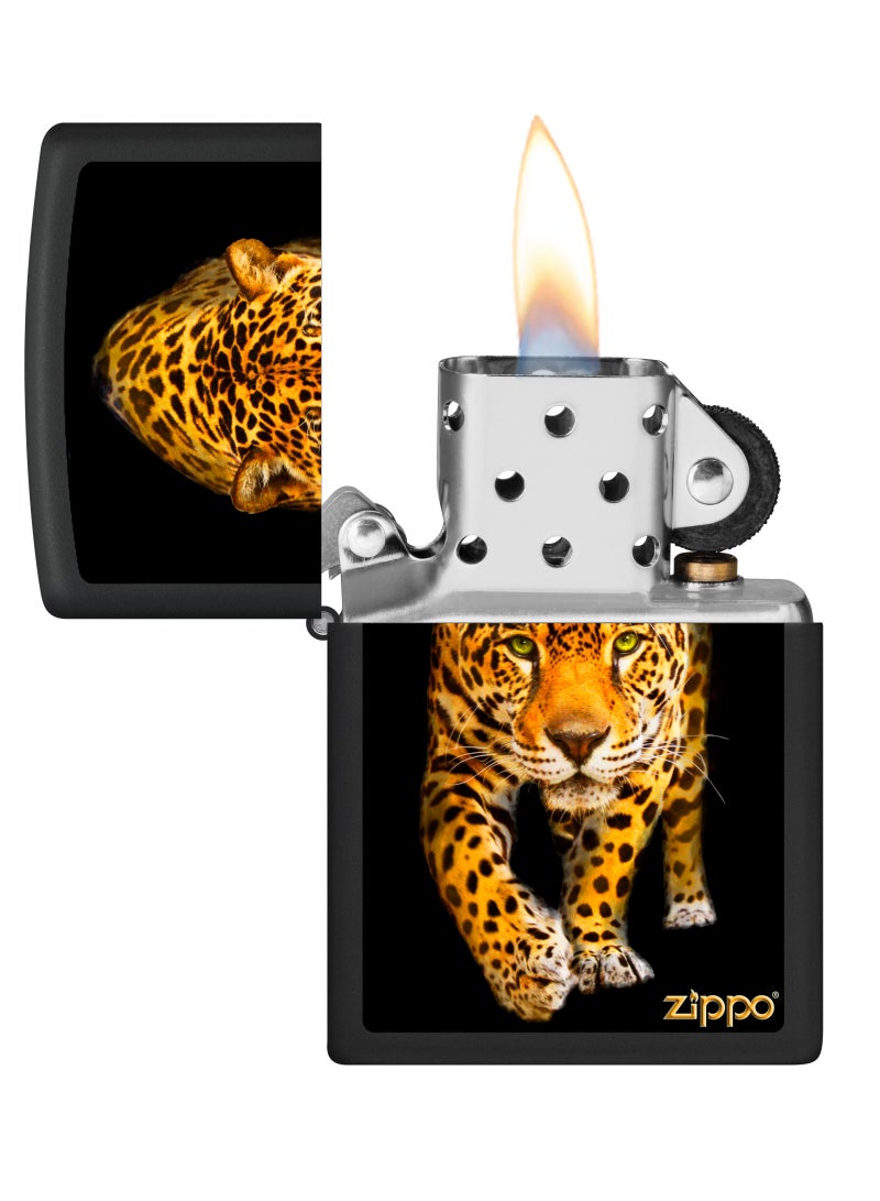 Zippo Ci400735 218 Jaguar Black Matte Windproof Lighter - Image 3
