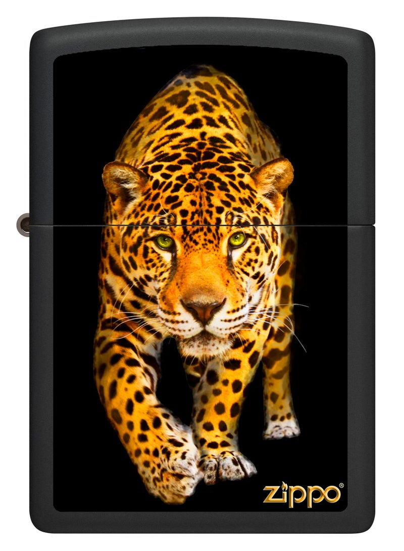Zippo Ci400735 218 Jaguar Black Matte Windproof Lighter - Image 2