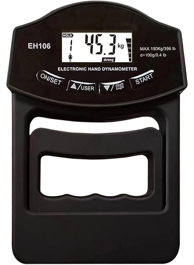 KASTWAVE Digital Grip Strengthener Grip Strength Measurement Hand Trainer Hand Grip Counter Hand Strength Training Device for Forearm Training Crossfit Weightlifting Finger Power 268Lb / 120 Kg - Image 1