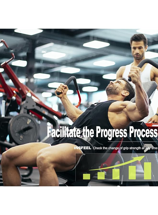 KASTWAVE Digital Grip Strengthener Grip Strength Measurement Hand Trainer Hand Grip Counter Hand Strength Training Device for Forearm Training Crossfit Weightlifting Finger Power 268Lb / 120 Kg - Image 4