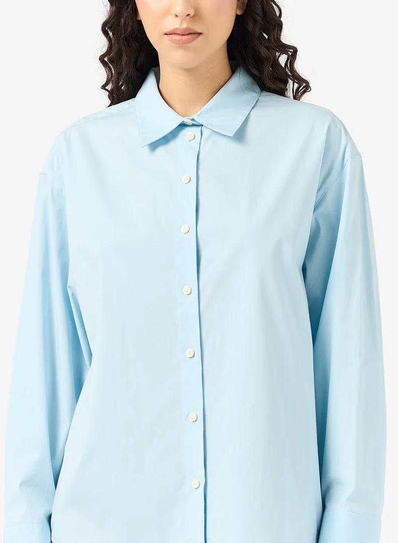 CALVIN KLEIN Causal Long Sleeve Relaxed Shirt