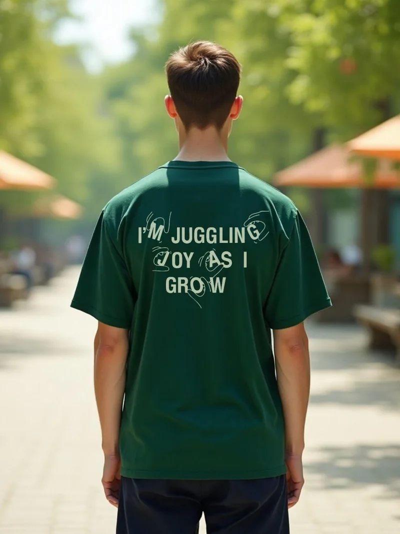 NOBERO  Men's Oversized Graphic T-Shirt in Green for Men | Best Price UAE