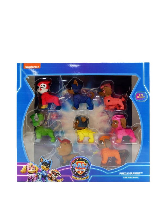 nickelodeon Paw Patrol The Mighty 3D Puzzle Eraser - 8 Pieces 