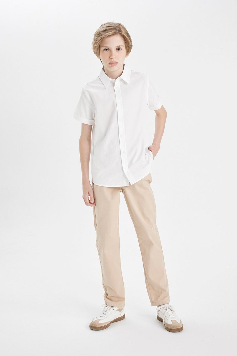 DeFacto Boy Loose Fit Standard Leg Gabardine Trousers  - Image 4