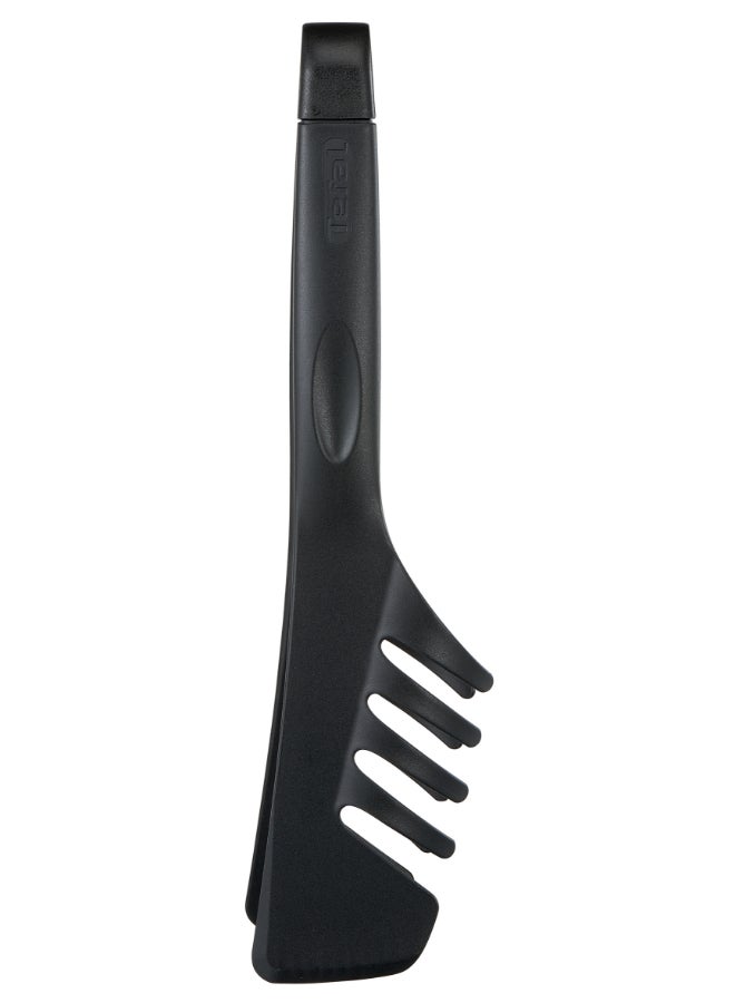 TEFAL Bienvenue Salad Tongs | Kitcken Tool | High-Heat Resistance | Scratch-Free for Cookware | Dishwasher-Safe | Black | Plastic | Made in France | 2 Years Warranty | 2745312 Black - Image 2