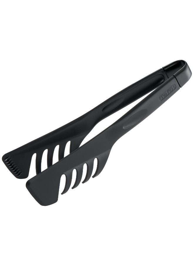 TEFAL Bienvenue Salad Tongs | Kitcken Tool | High-Heat Resistance | Scratch-Free for Cookware | Dishwasher-Safe | Black | Plastic | Made in France | 2 Years Warranty | 2745312 Black - Image 3