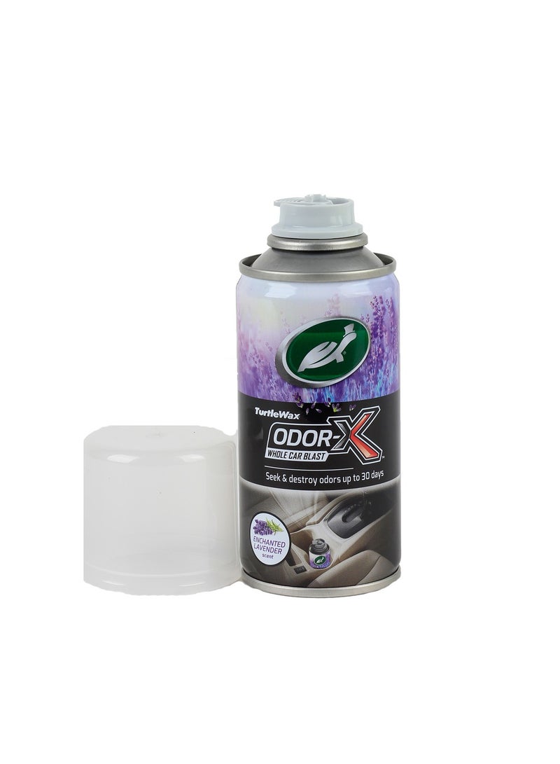 TURTLE LAVENDER Burst Scent Odor X Whole Car Blast Car Odor Remover Seek & Destroy Odors Upto 30 Days 100ml - Image 2