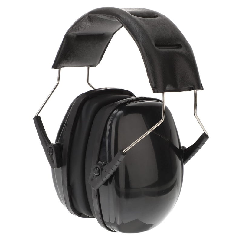 Black Noise Canceling Ear Muffs Headphones Safety Ear Protection Sound Reducing Earmuffs - Image 2