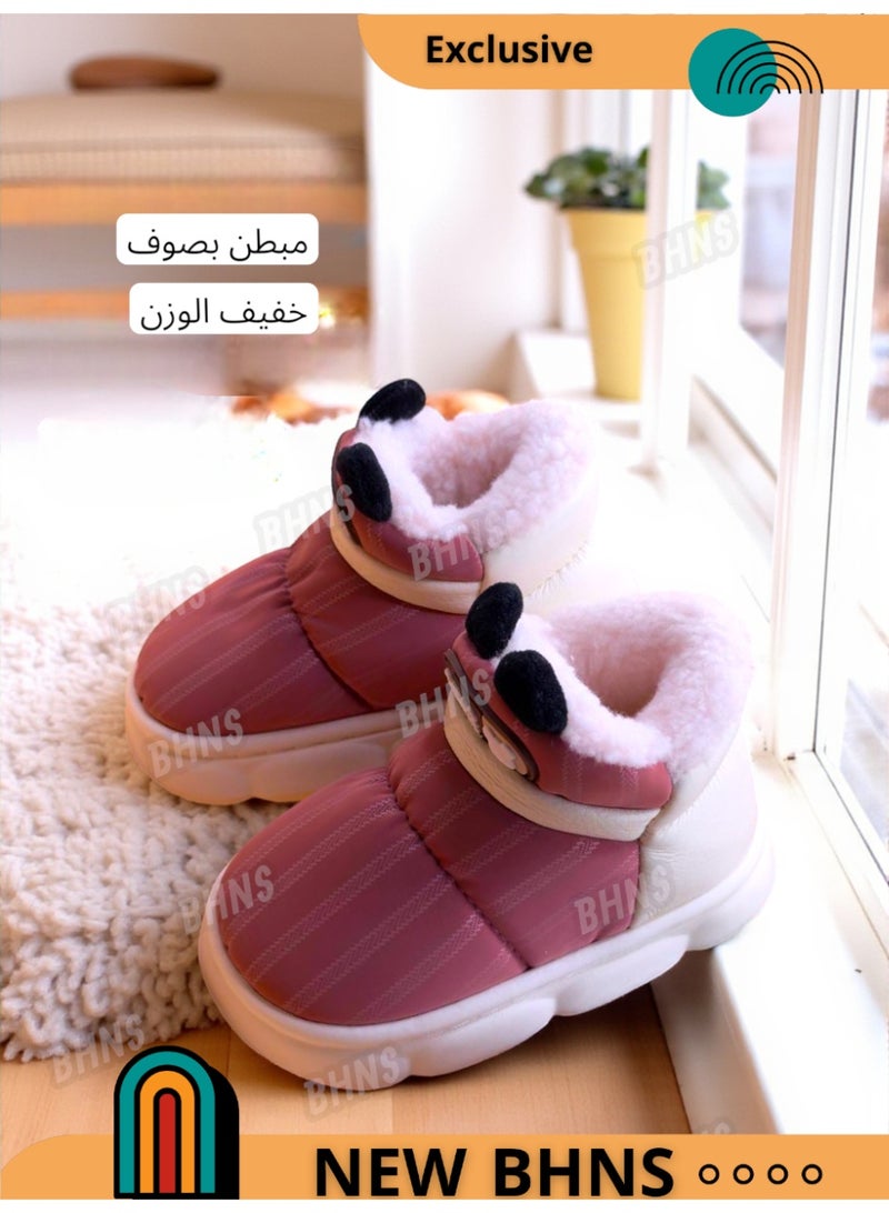 بوت شتوي للأطفال – جزمة اطفال شتوية دافئة | خفيفة ومريحة للمشي - شوز اطفال - جزم اطفال فصل الشتاء - بوت اطفال - حذاء شتوي للمدرسه - مناسب للبنات - للاولاد - بناتي - ولادي - Image 5