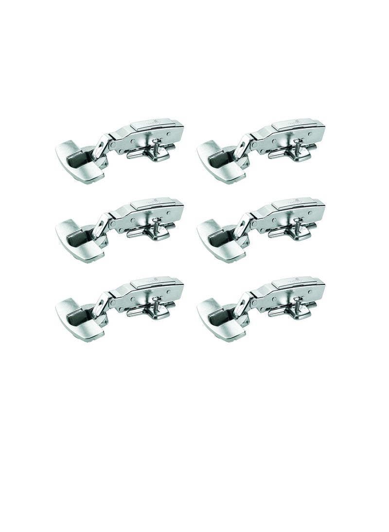 Hettich - Hettich 9219541 Sensys Pot Hinge for Door Thickness 15-22 mm Perfect Dampening (Pack of 6), Nickel-Plated - Image 1