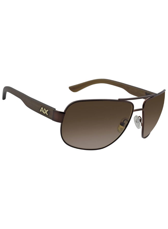 Armani Exchange Full Rimmed Pilot Sunglasses 0AX2012S - Image 2