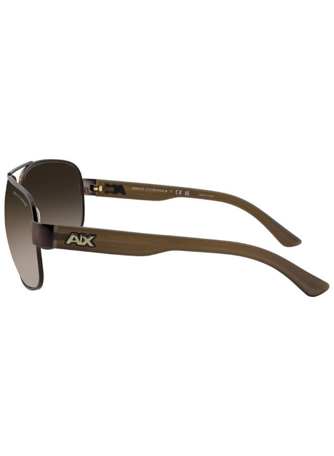 Armani Exchange Full Rimmed Pilot Sunglasses 0AX2012S - Image 3