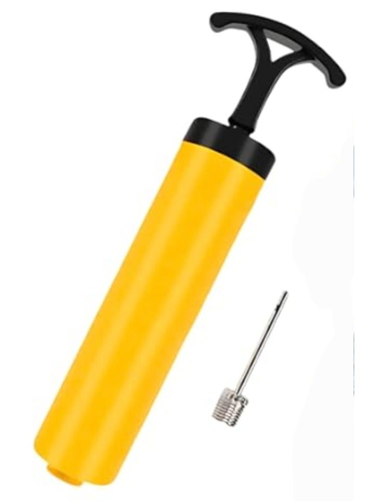 LOWHAT Ball Pump Kit Portable Hand Air Ball Pump for Sports Balls Inflator with Needle Extension Hose Soccer Pump for Football Basketball Volleyball Water Balloon Christmas Child Shoeboxes - Image 1