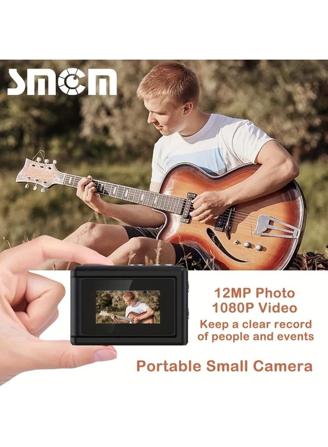 White Digital Camera 1080P 12MP With 32GB Memory Card For Photos And Videos - Image 4