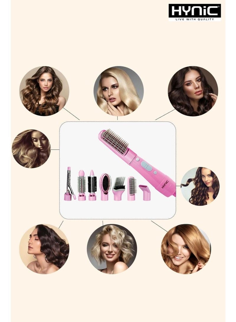 Hynic Hair Styler 8 in 1 | Curler & Straightener Combo | Hair Dryer, Styling Brush & Volumizer | Home Salon Hair Styling Tool | Constant Temperature & Anion Technology - Image 5