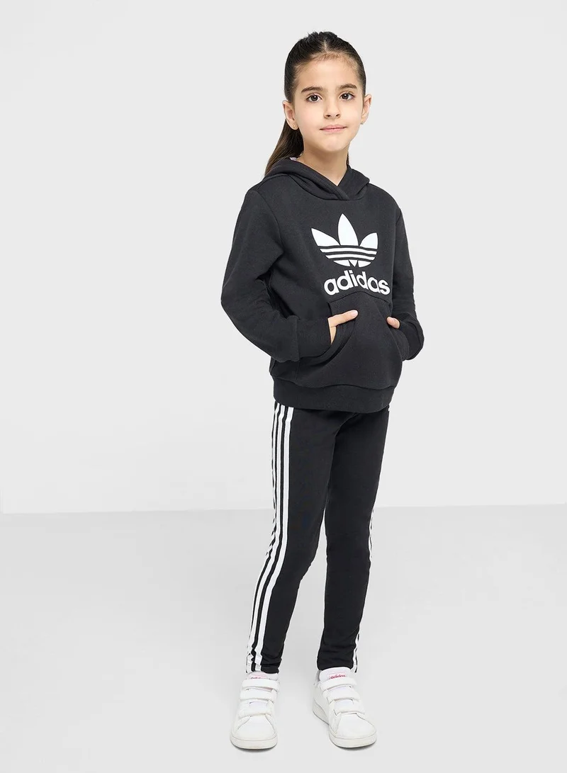 Adidas HOODIE LEG SET Black Originals Kids SUITS
