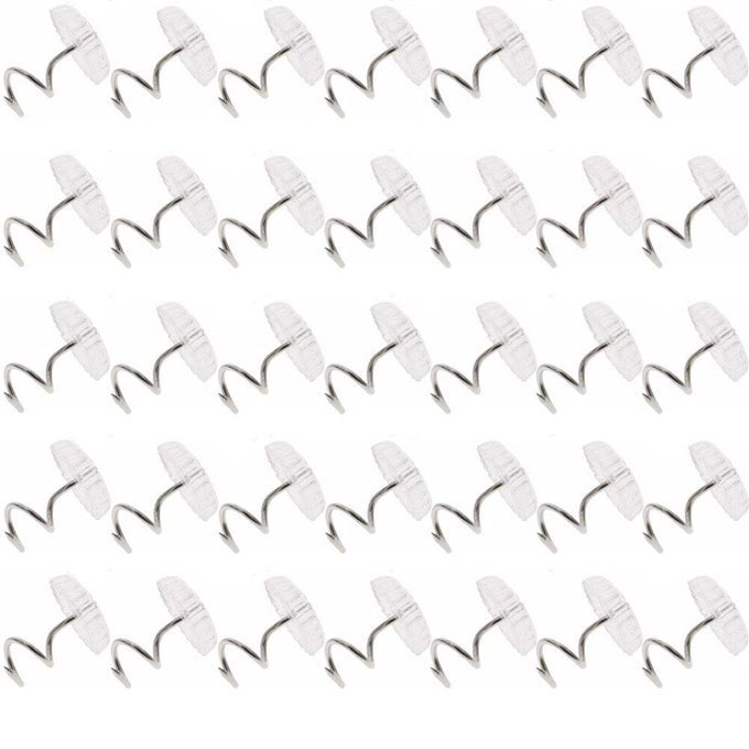30 PCS TWIST PINS UPHOLSTERY CLEAR HEADS SLIP COVER FASTENERS HEADLINER PINS FOR SOFA CAR VAN HOME FURNITURE HOLD BED SKIRT 30 PCS