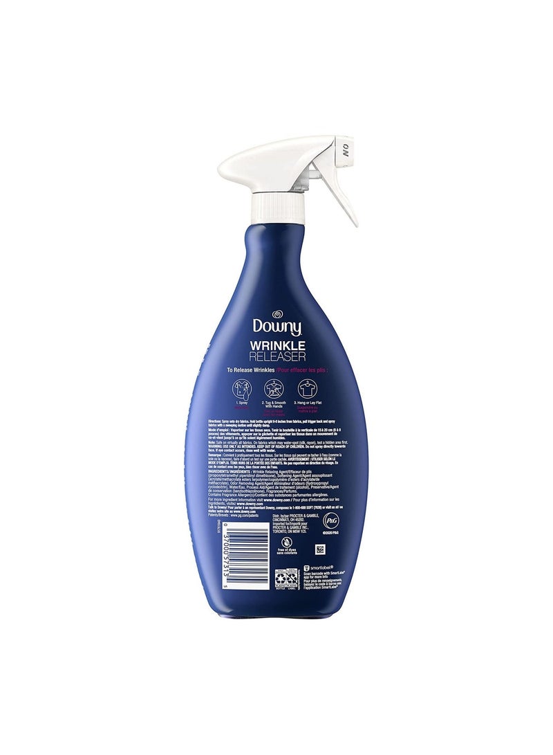 Downy Wrinkle Releaser Fabric Refresher Spray, Odor Eliminator, Ironing Aid and Anti Static Spray, Light Fresh Scent, 33.8 Fl Oz… - Image 2