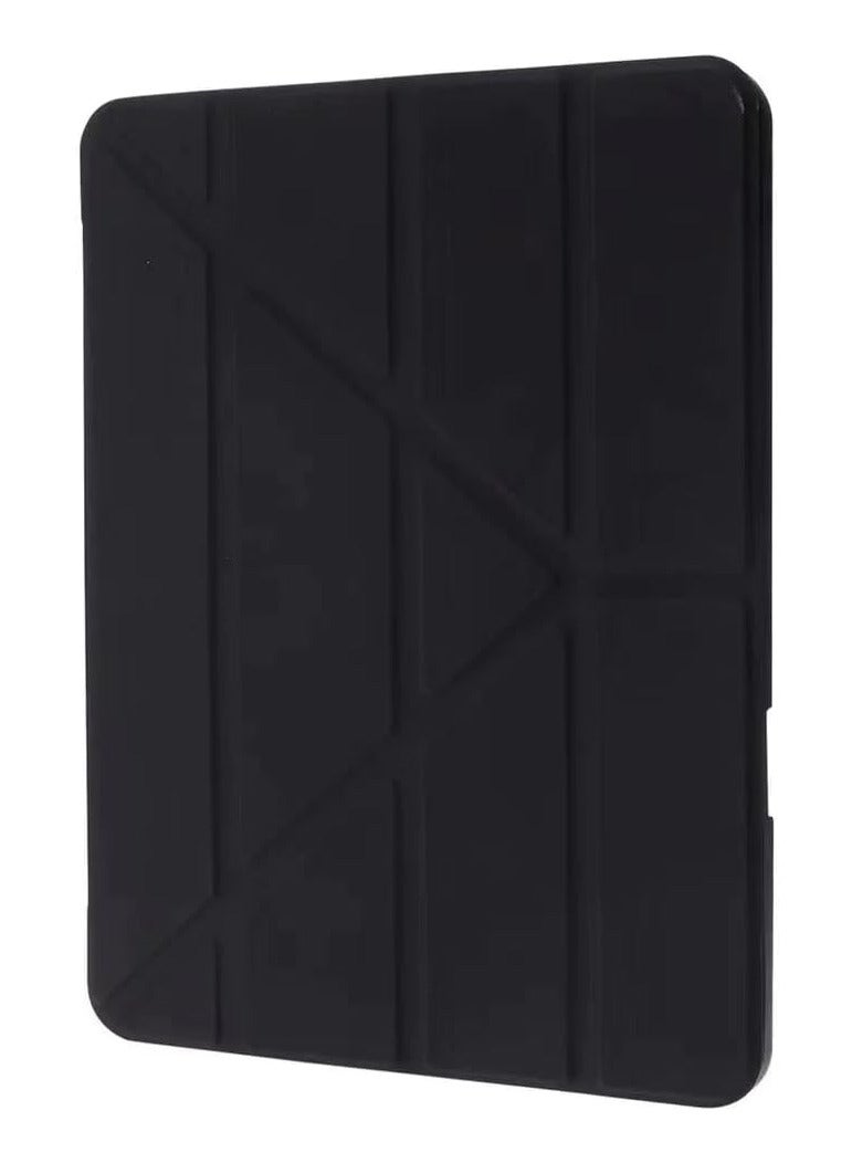 Case for iPad Pro 13-Inch M4 (2024) with Pencil Holder, 5-in-1 Multiple Viewing Angles, Soft Clear Back Cover, Auto Wake/Sleep, (Black) - Image 2